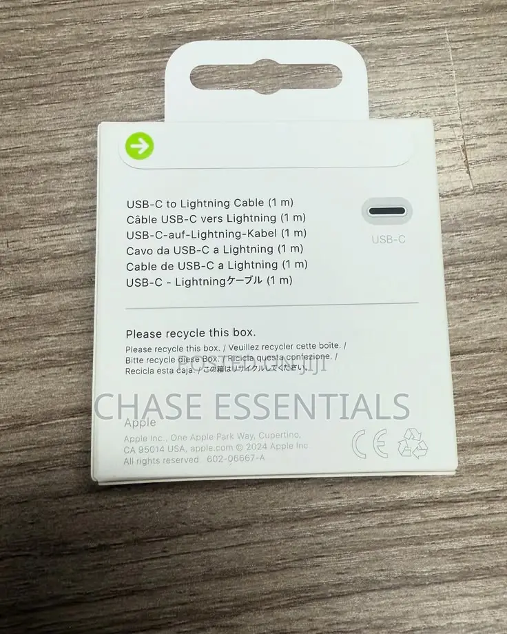 Original Apple USB-C to Lightning Cable (1m) Fast Charging