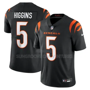 Original Nike Tee Higgins Black Jersey #5