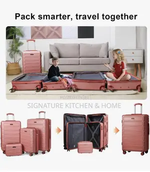 4 Piece Expandable Luggage Set