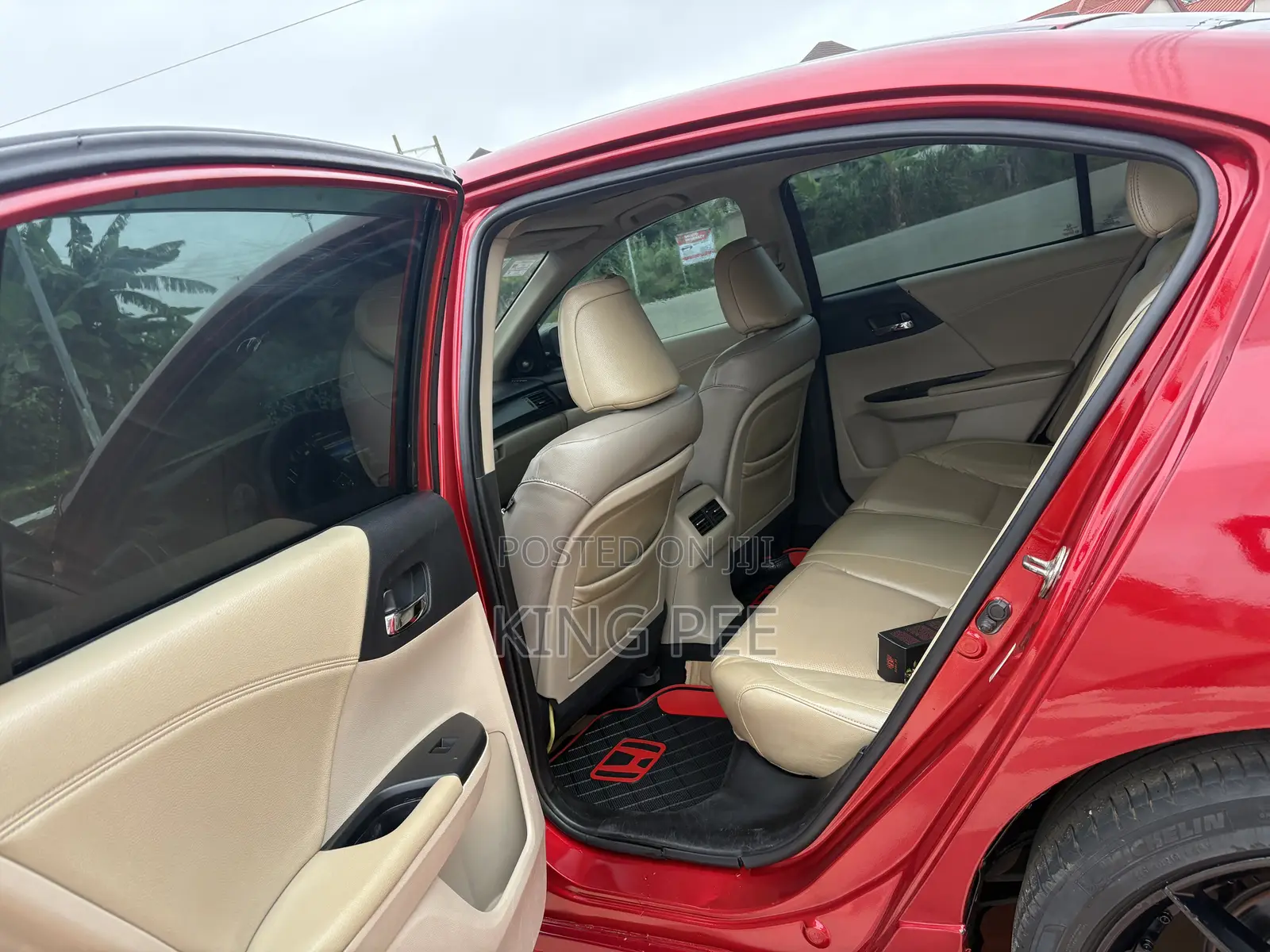 Honda Accord EX-L V-6 4dr Sedan FWD (3.5L 6cyl 6A) 2016 Red