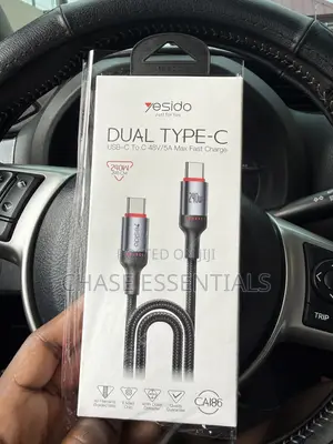 240W Type C to Type C Flat Data Cable, 2m | Fast Charging Cable