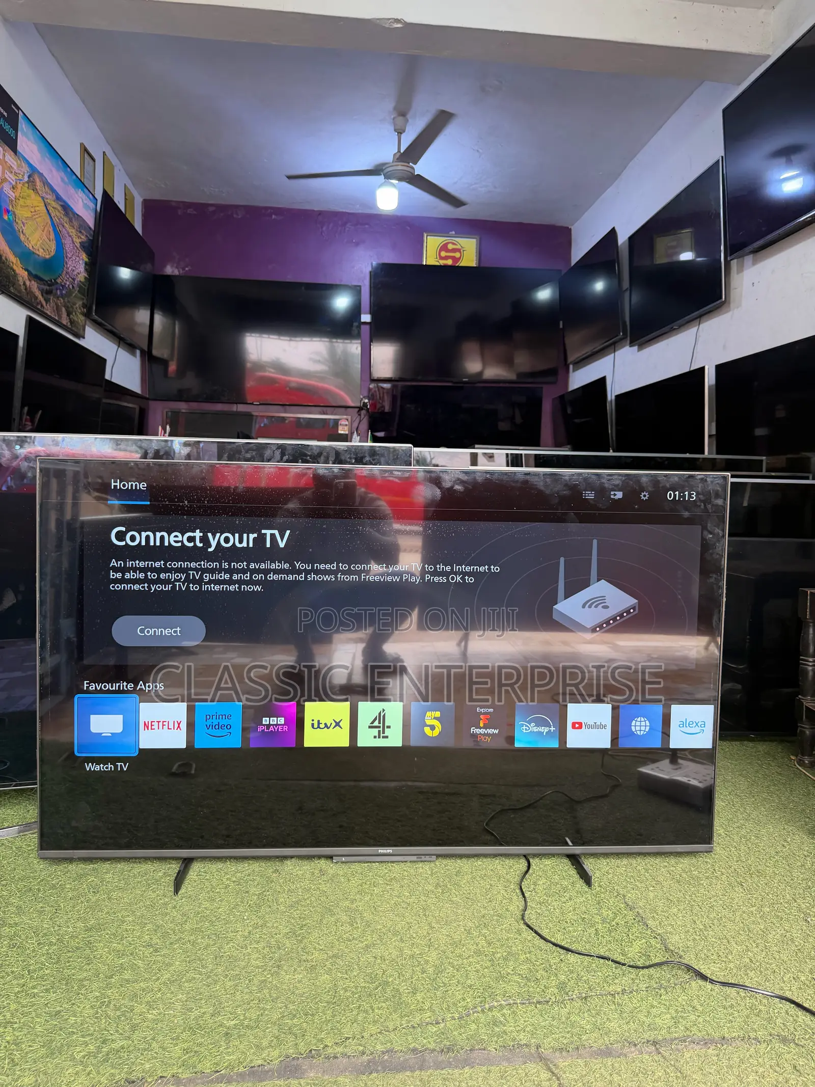 Philips 55 Inches Ambi Light 2023/24 Model Smart Premium Uhd TV