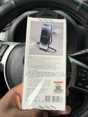 27W Type C to Lightning Stand Data Cable | Folding Phone Cable Stand