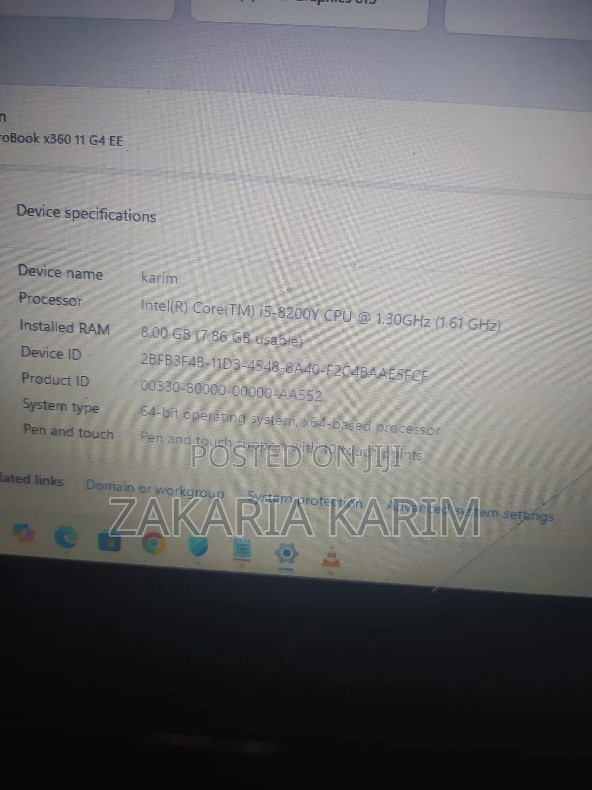 Laptop HP Chromebook 11 G6 EE 8GB Intel Core i5 SSD 250GB