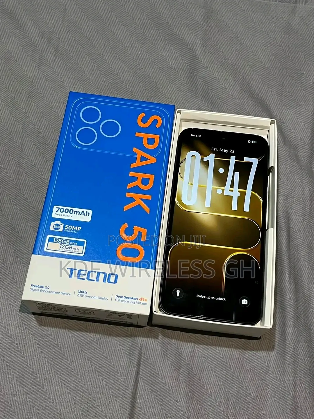 New Tecno Spark 50 128 GB Black