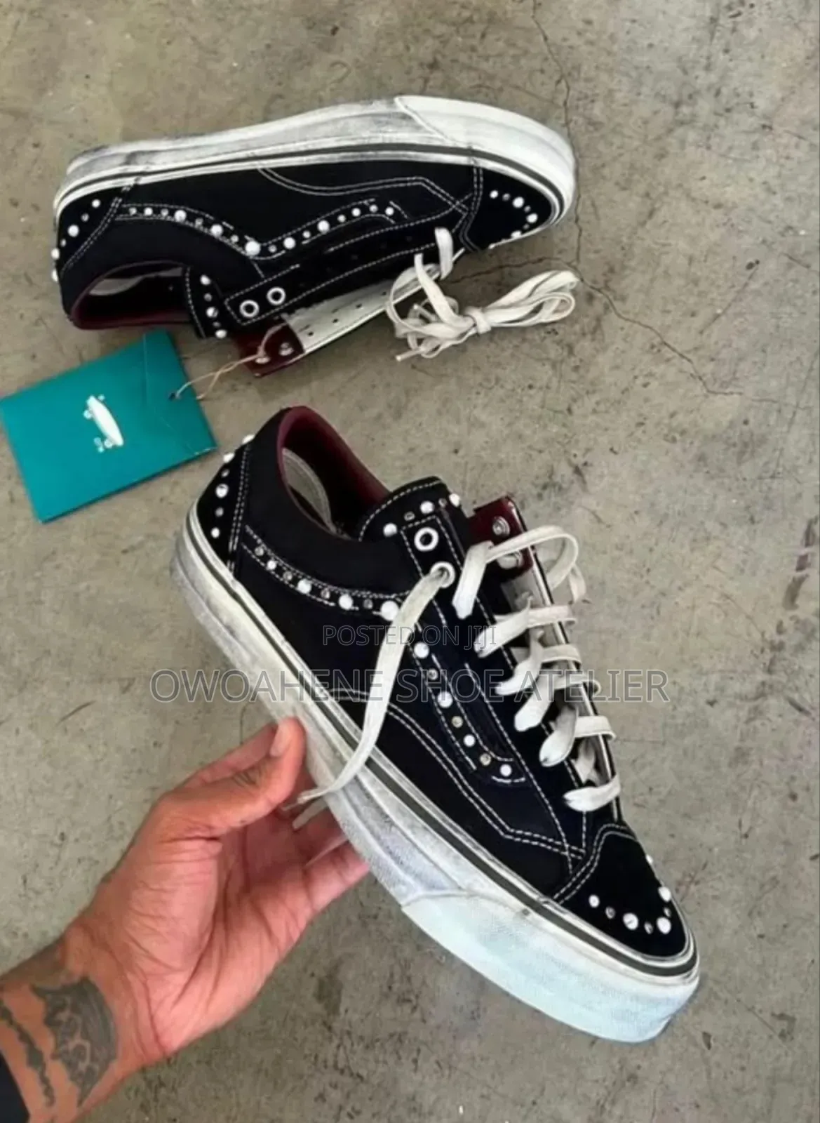 Vans OTW Old Skool 36 Reissue "Pearlized Pack" in Black/Pink