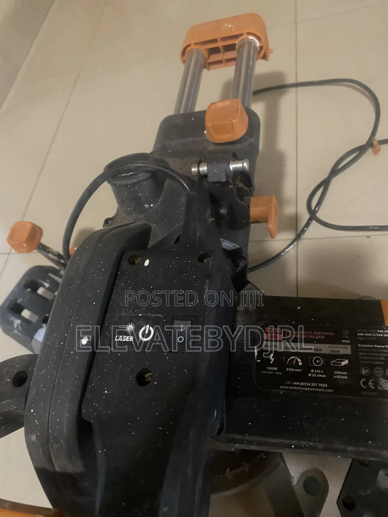 Evolution R210CMS: Compound Miter Saw (Laser)