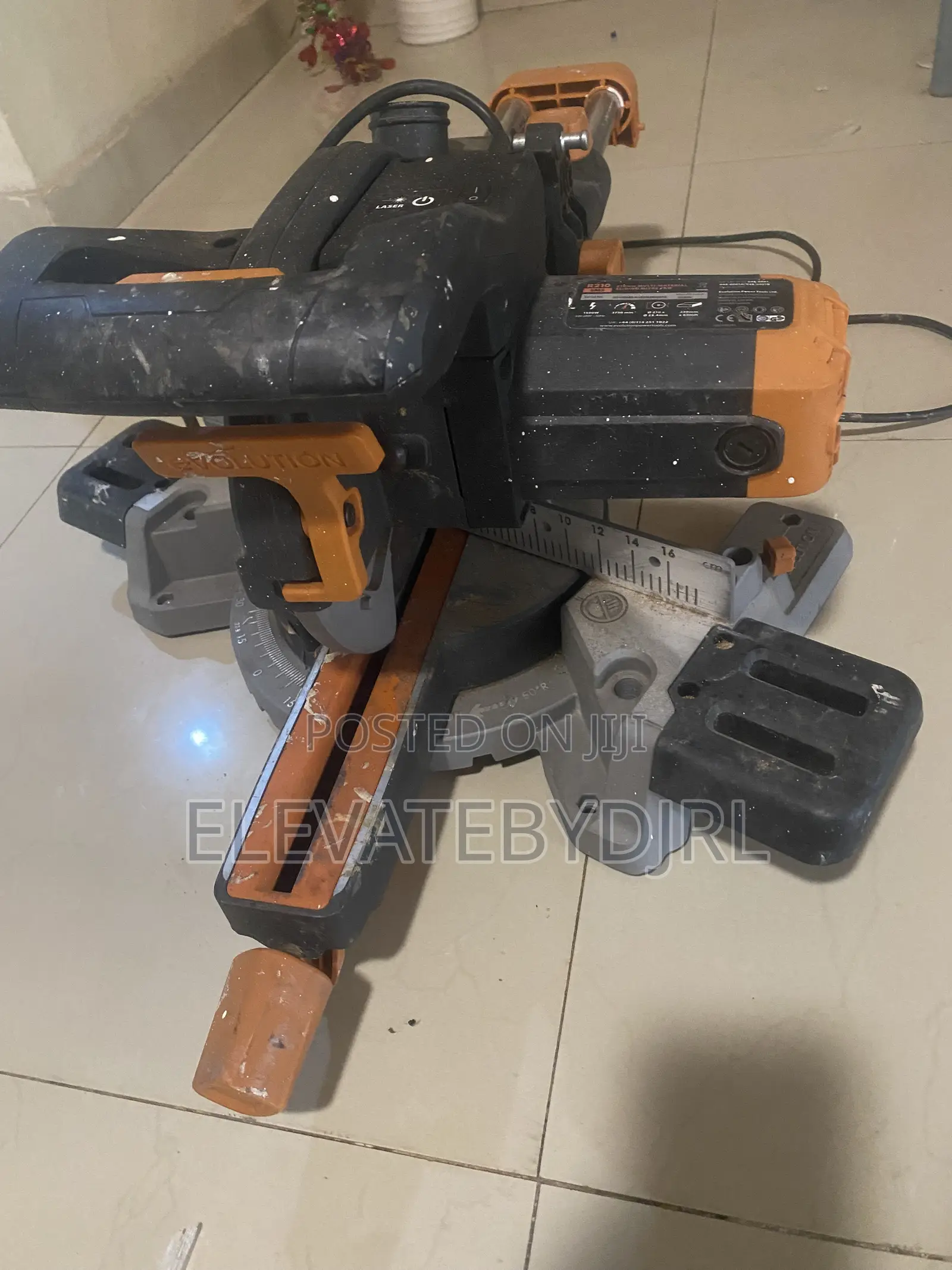 Evolution R210CMS: Compound Miter Saw (Laser)