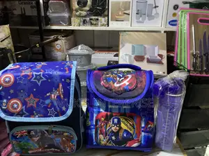 School Bag,lunch Bag and a Water Bottle