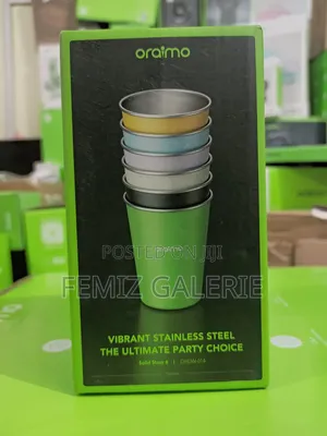 Oraimo Solid Stow 6 Stainless Steel Drinking Cup-6in1