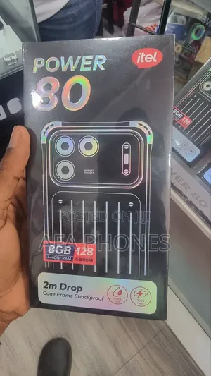 New Itel Power 80 128 GB Black