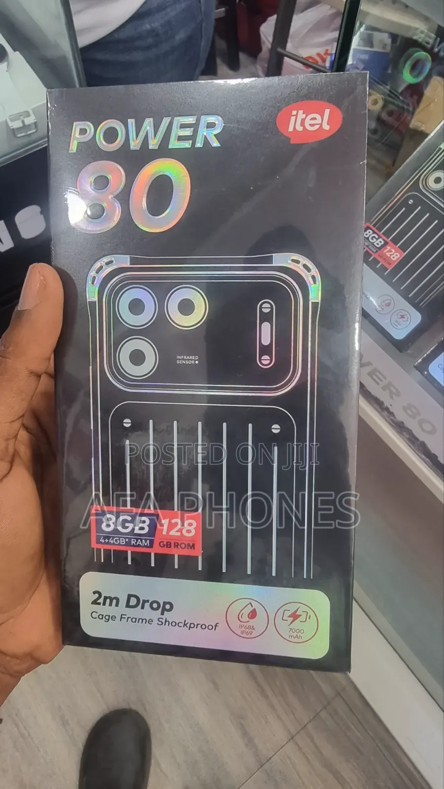 New Itel Power 80 128 GB Black