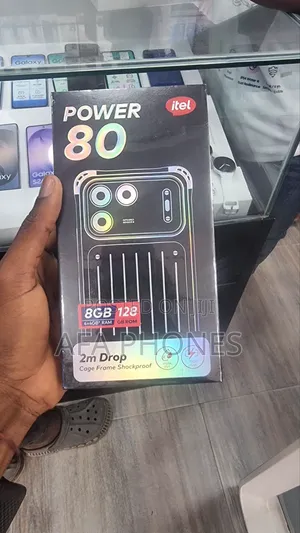 New Itel Power 80 128 GB Black