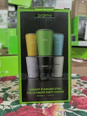 Oraimo Solid Stow 6 Stainless Steel Drinking Cup-6in1