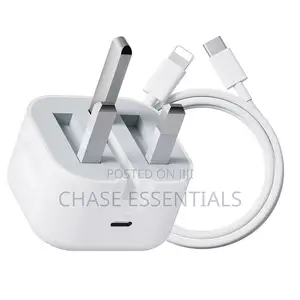 Original Apple 20W UK Charger + Apple Lightning Cable (1m)