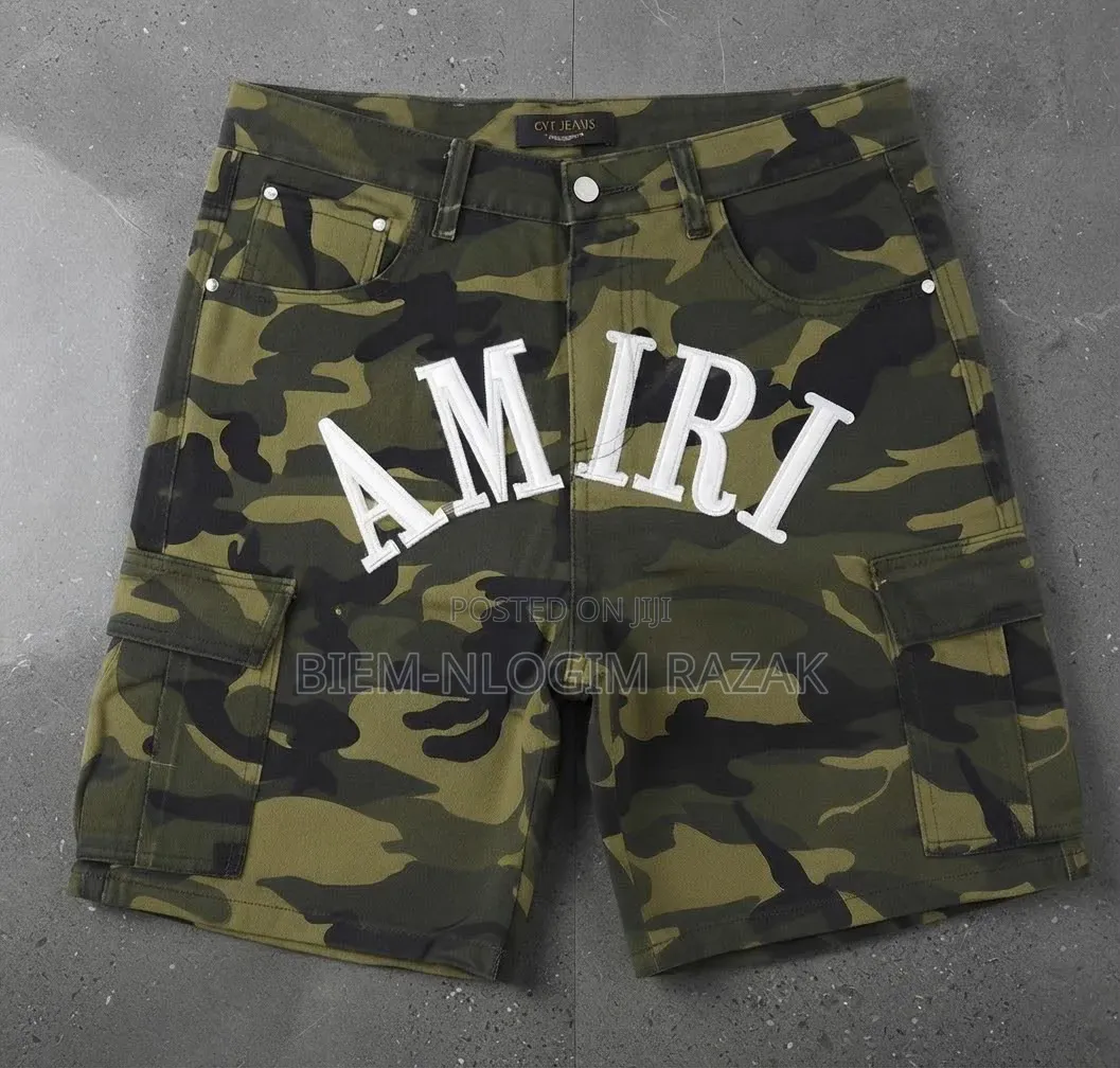 High Quality Camouflage Cargo Shorts Available in Stock