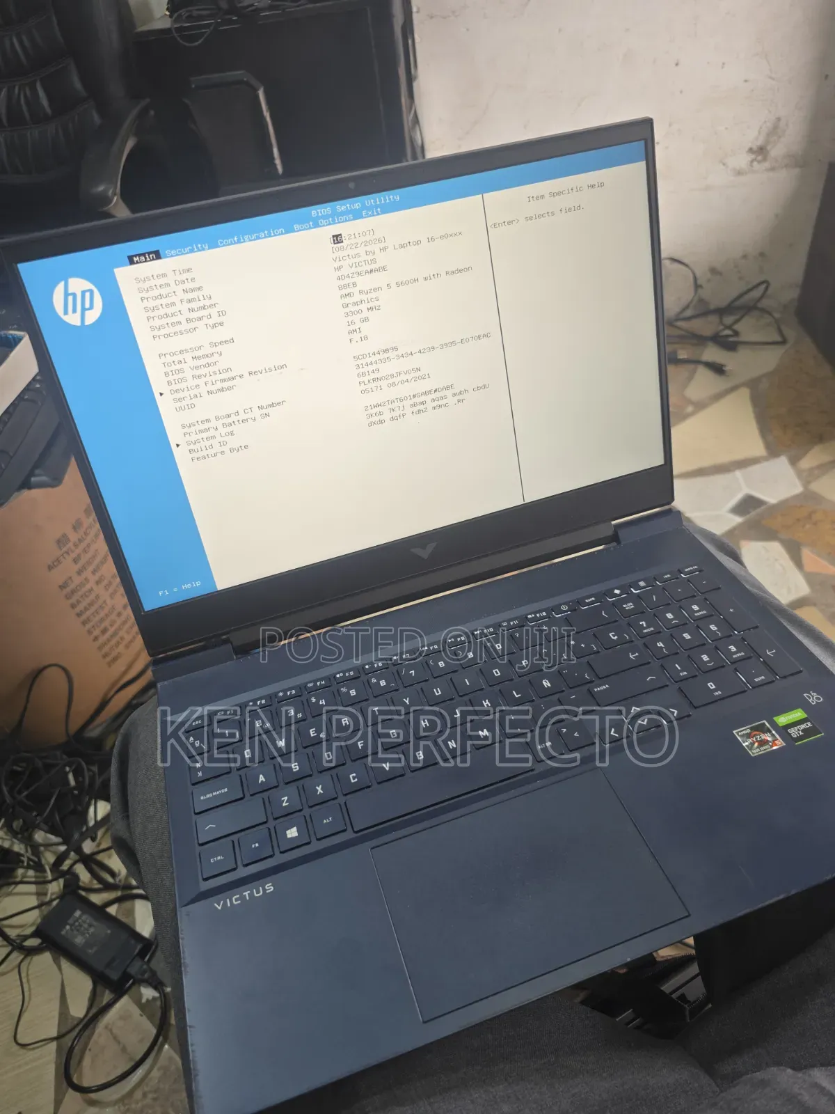 Laptop HP Victus 16 16GB AMD Ryzen 5 SSD 512GB