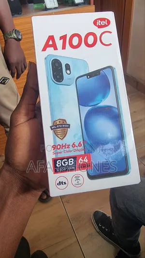 New Itel A100C 64 GB Black