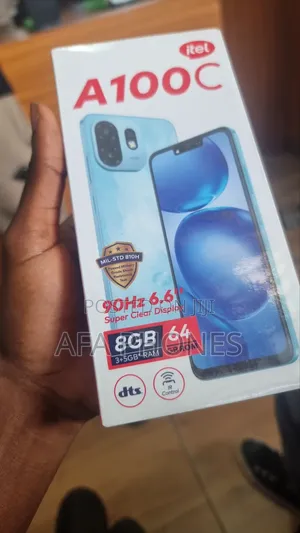 New Itel A100C 64 GB Black