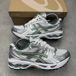 Original Asics Gel Kayano-14 White/Slate Gray N Green