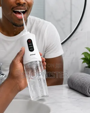Oral Irrigator Sonic Electric Toothbrush Set – Black