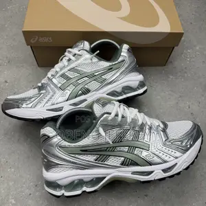 Original Asics Gel Kayano-14 White/Slate Gray N Green