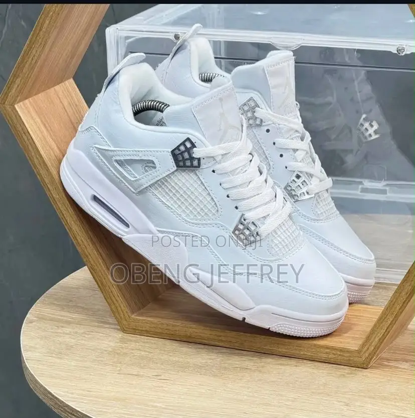 Original Air Jordan 4 Pristine White