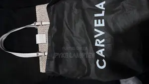Carvela Midi Maria Tote Bag in the Bone/Cream Woven Style