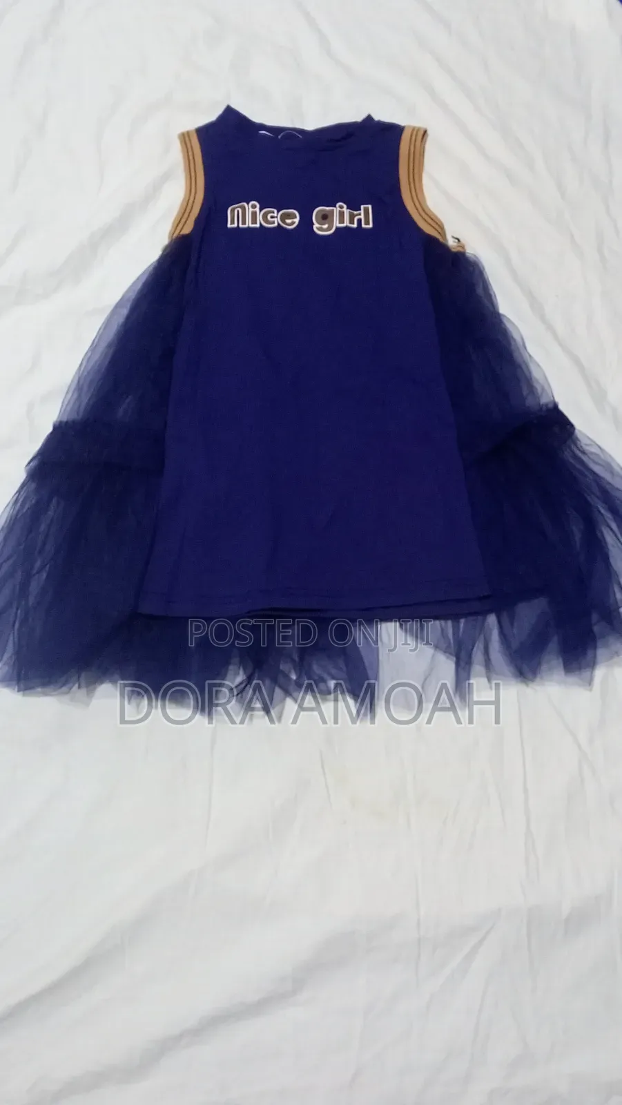 Navy Blue Tulle Frock (Nice Girl)