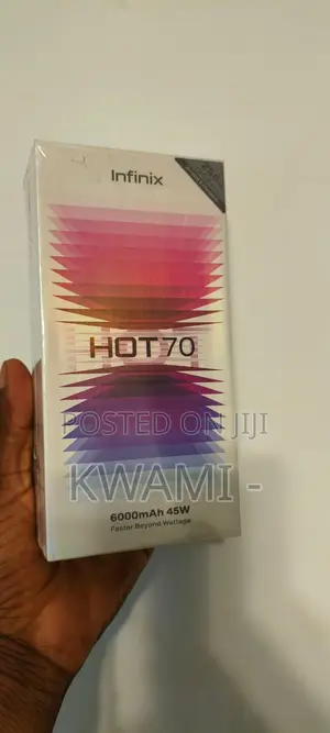 New Infinix Hot 70 256 GB Black