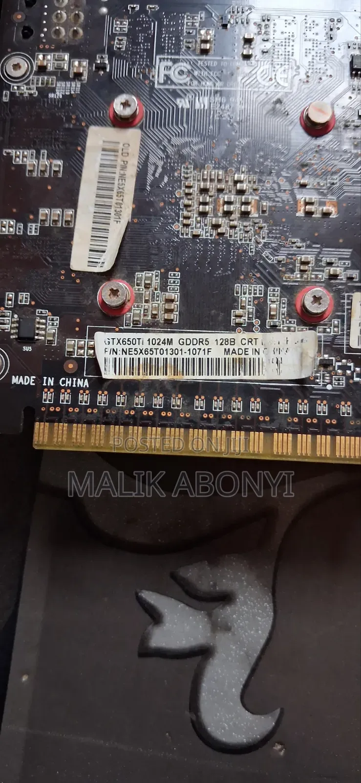 Graphic Card Nvidia Gtx650ti 1gig Gddr5 It Need Power Supply
