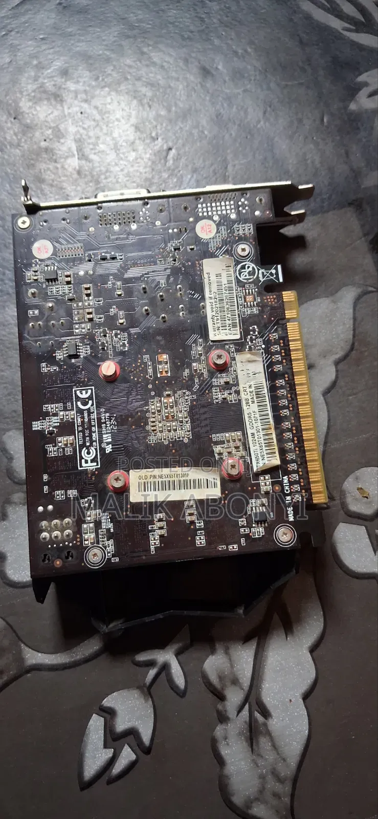 Graphic Card Nvidia Gtx650ti 1gig Gddr5 It Need Power Supply