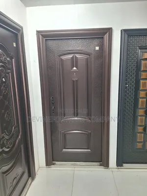 Paladin Rough Brown Door for All Buildings, (Strong and Elegant)