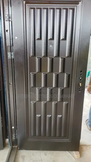 Quality Ced Rough Single Black Door Available in DFF Colorand Sizes