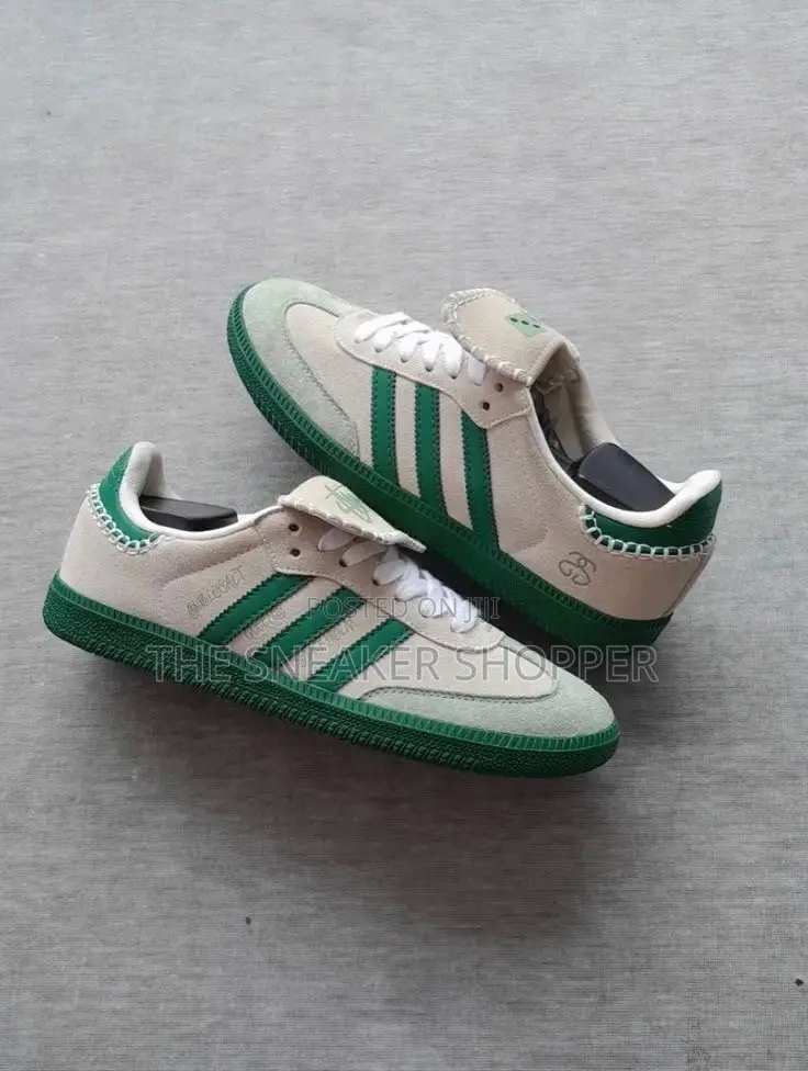 Adidas Samba OG X Stussy Collegiate Green