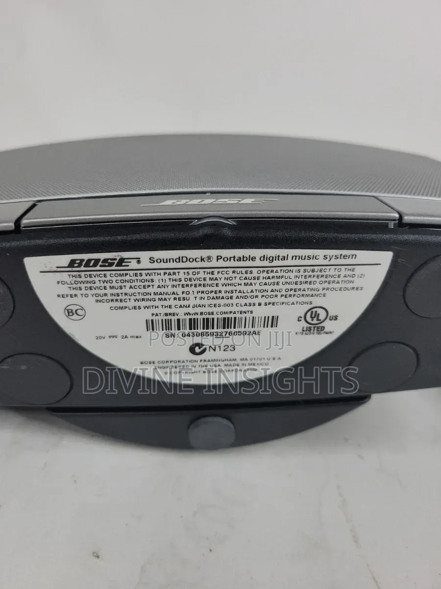 Bose SoundDock Portable Digital Music System N123