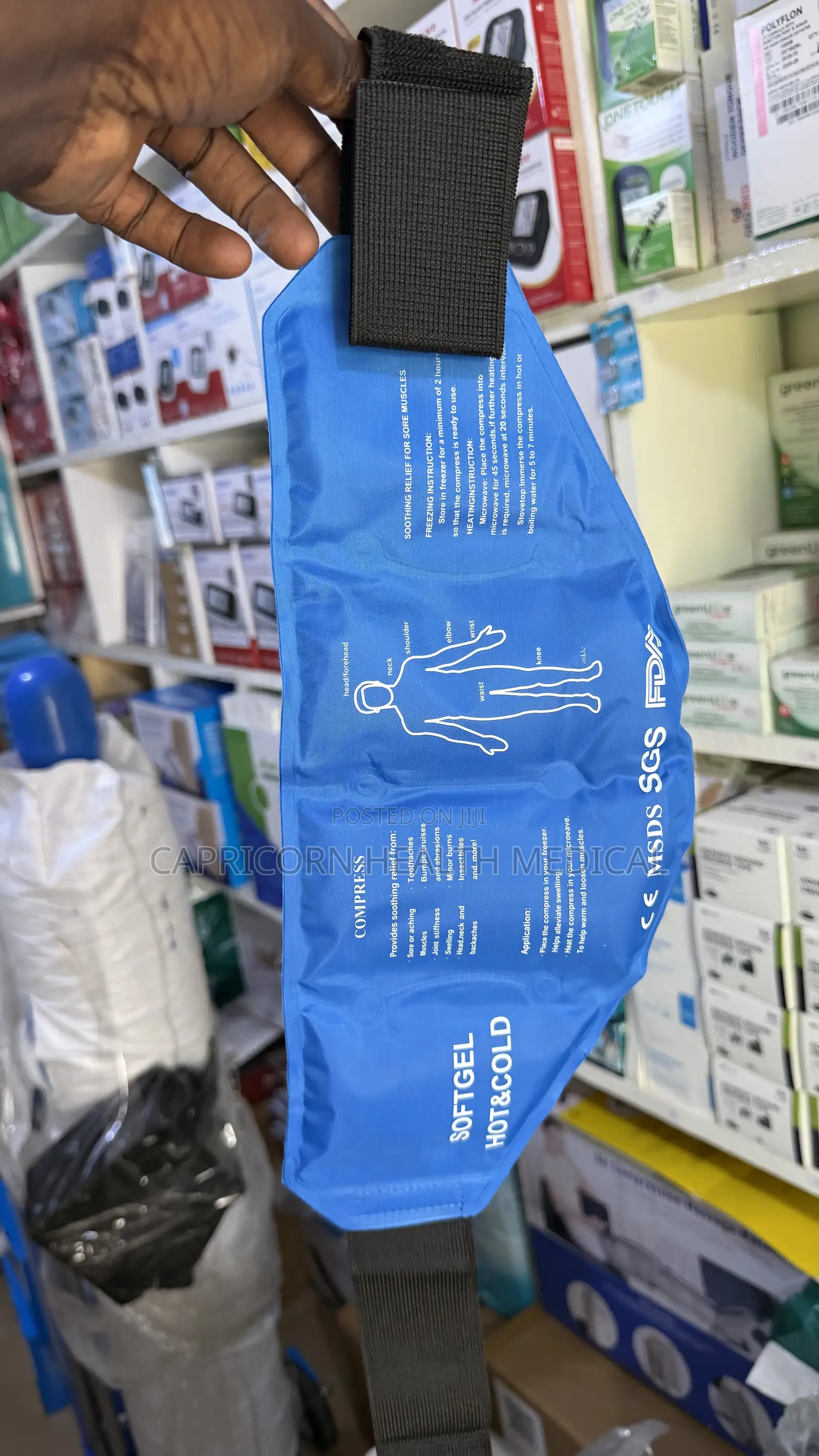 Hot / Cold Pack Back Wrap