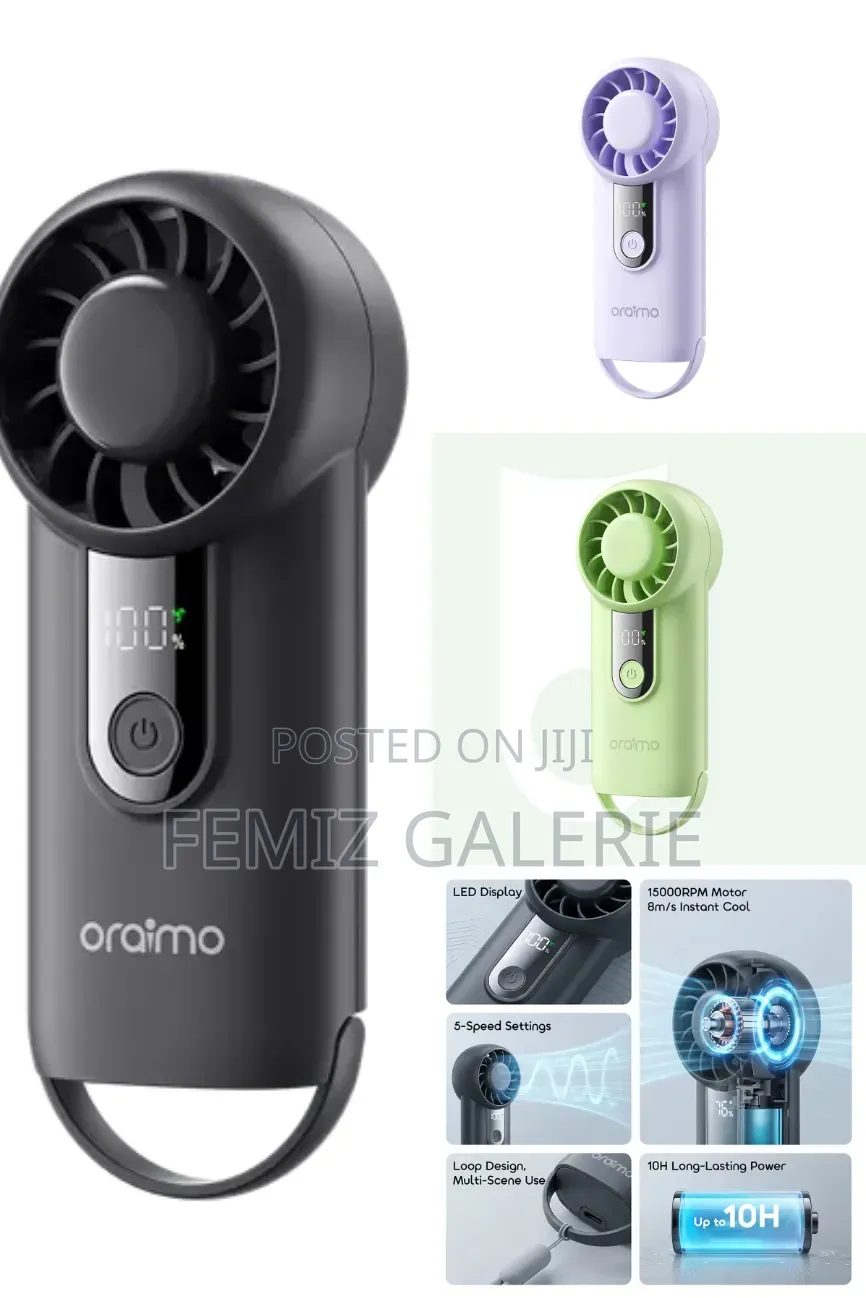 Oraimo TurboFan Lite Mini Powerful Handheld Fan