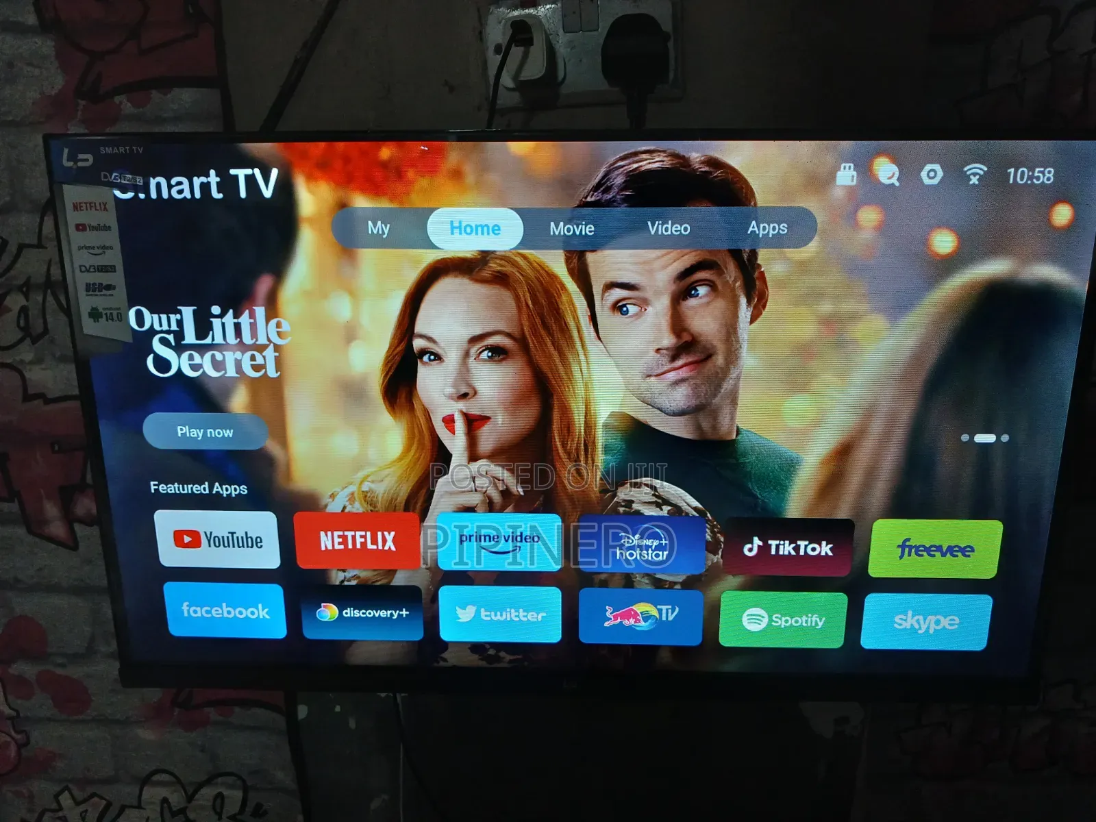 Smart TV Andriod 14.0 Wifi 32inches