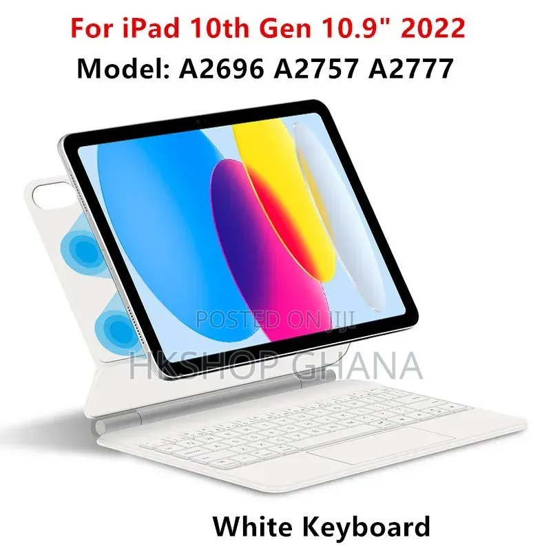 10th Generation Apple iPad Magic Keyboard White Color