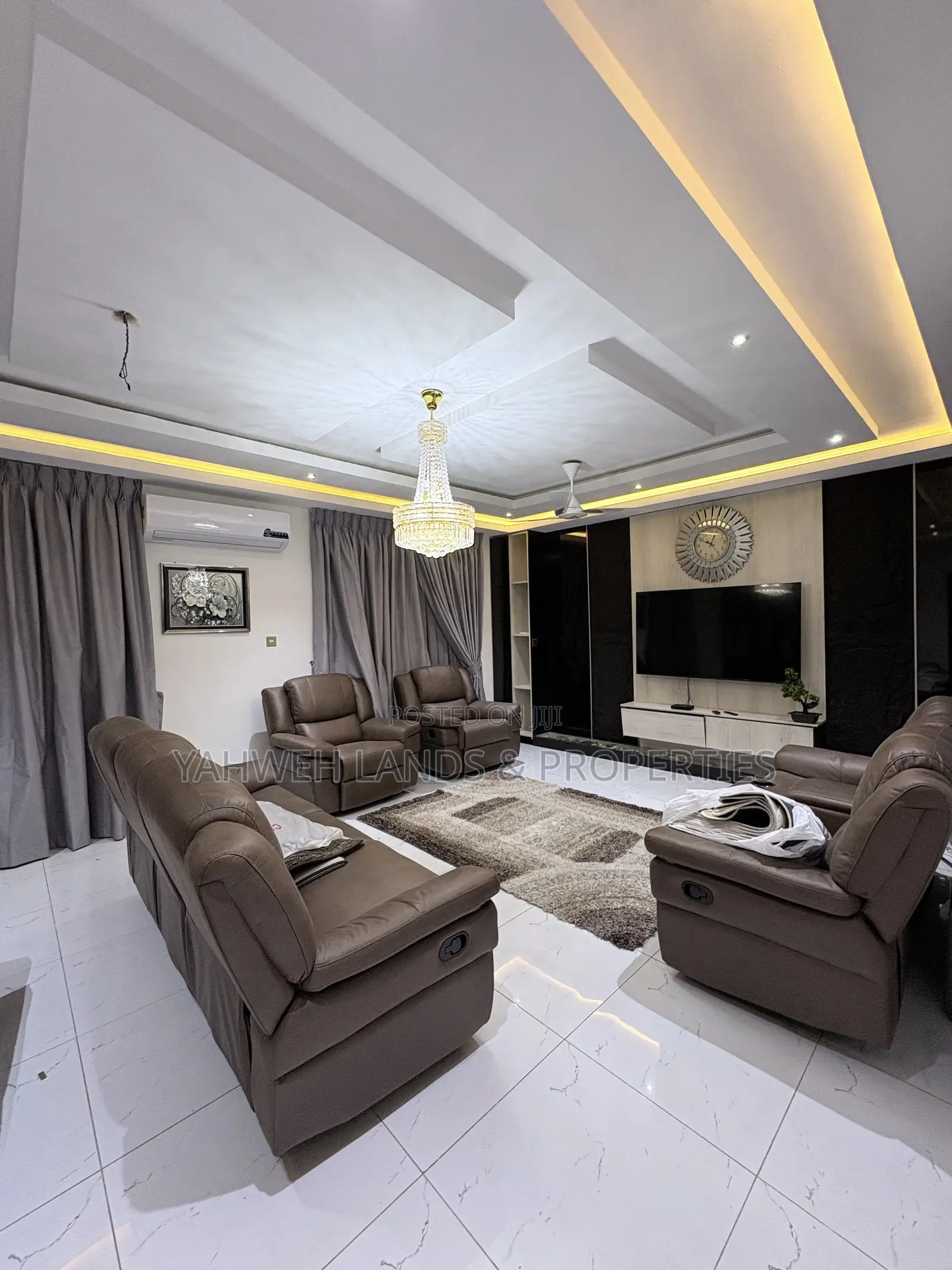 Furnished 6bdrm Duplex in Shalom Sport, Spintex for rent
