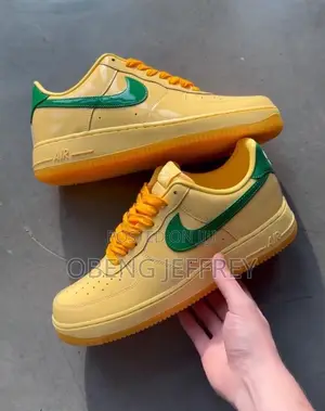 Original Airforce Patent Leather Topaz Gold