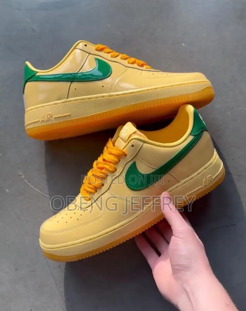 Original Airforce Patent Leather Topaz Gold
