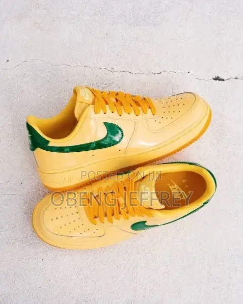 Original Airforce Patent Leather Topaz Gold