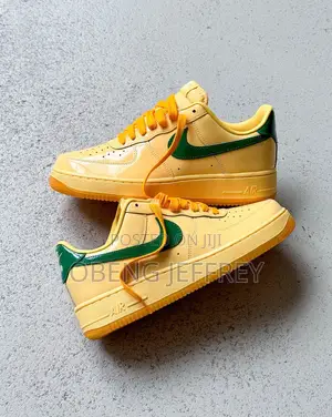 Original Airforce Patent Leather Topaz Gold