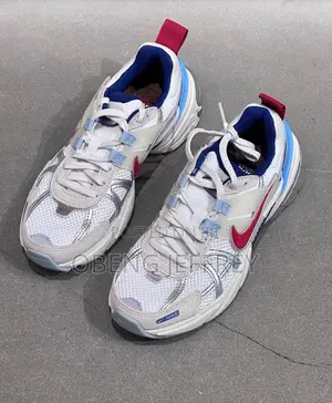 Original Nike V2K Silver Gym Red