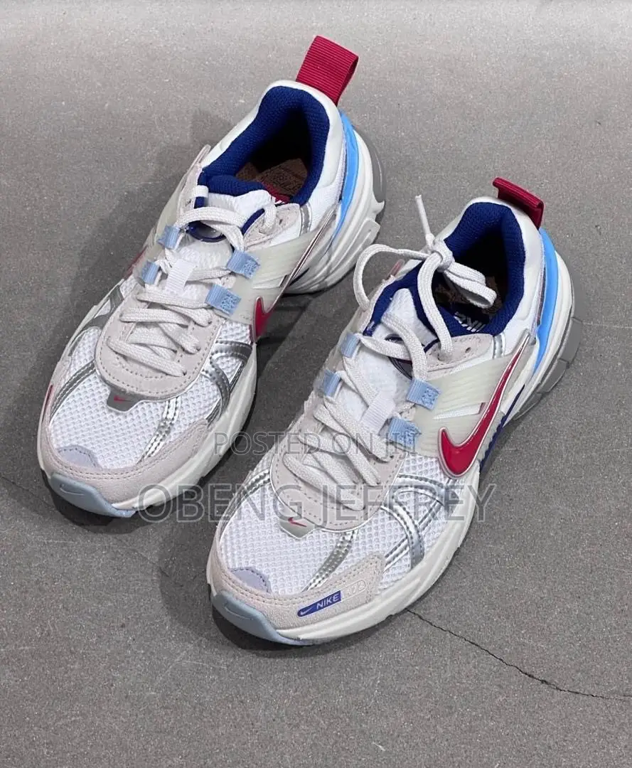 Original Nike V2K Silver Gym Red