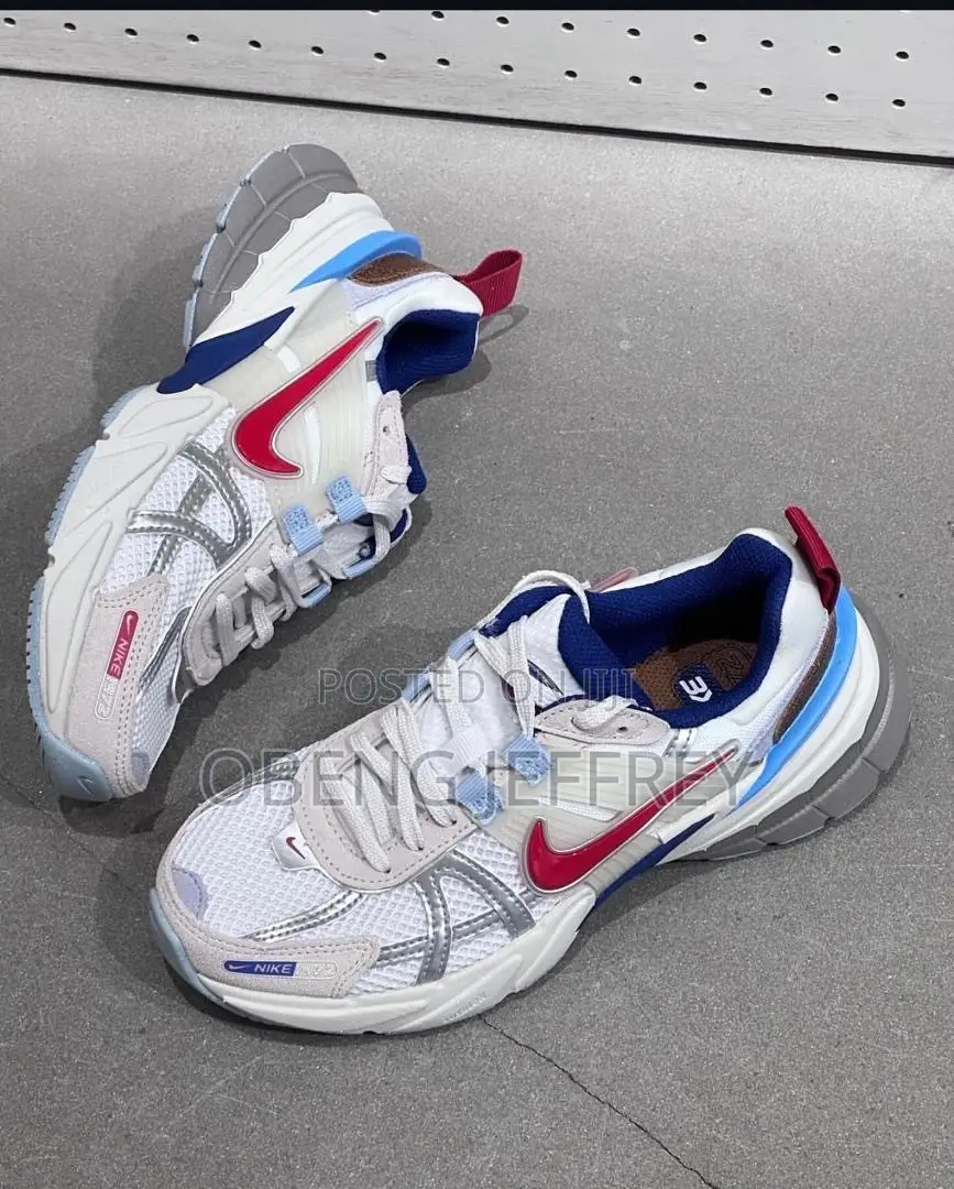 Original Nike V2K Silver Gym Red