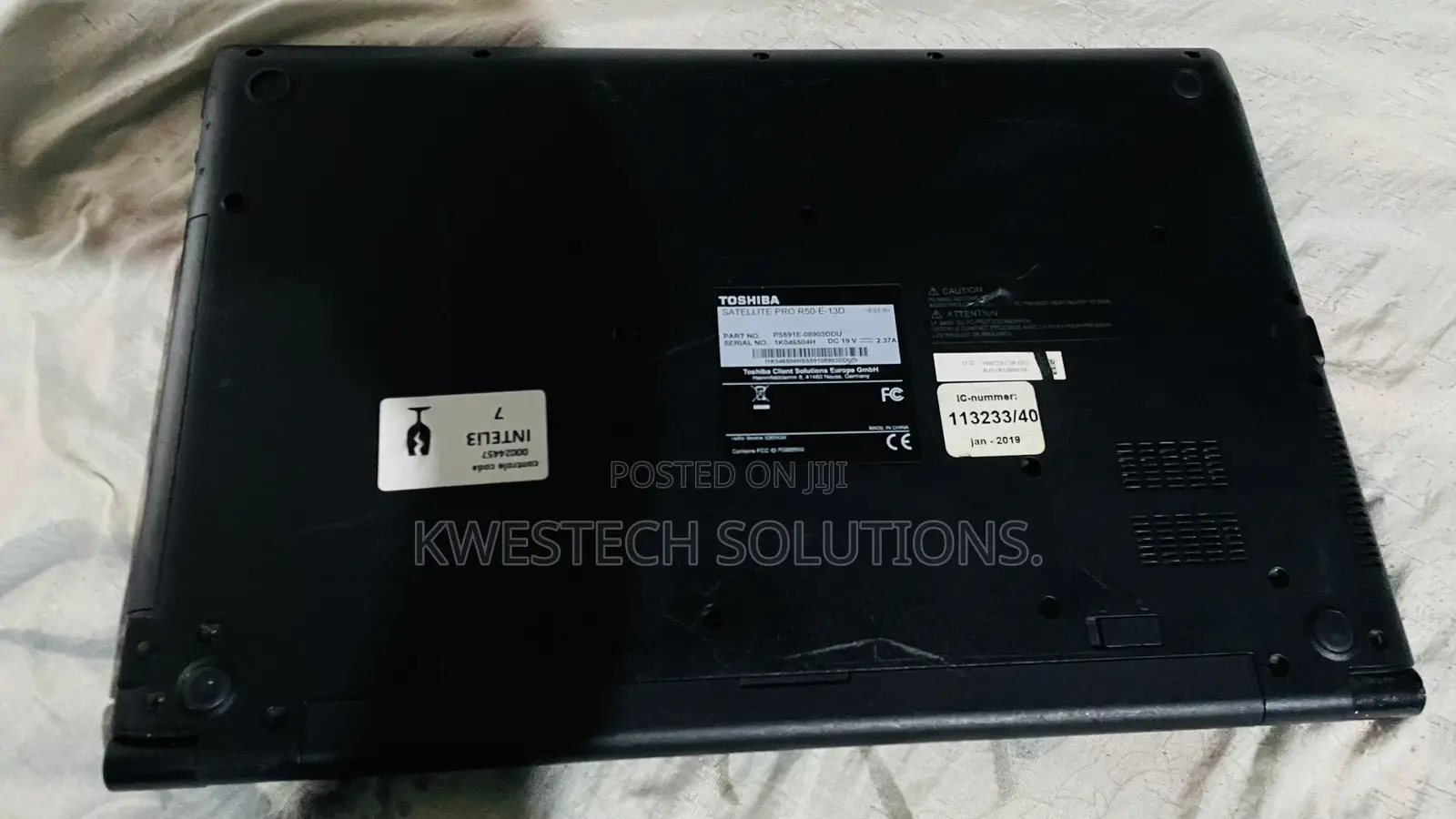Laptop Toshiba Satellite Pro P300 4GB Intel Core i3 SSD 128GB