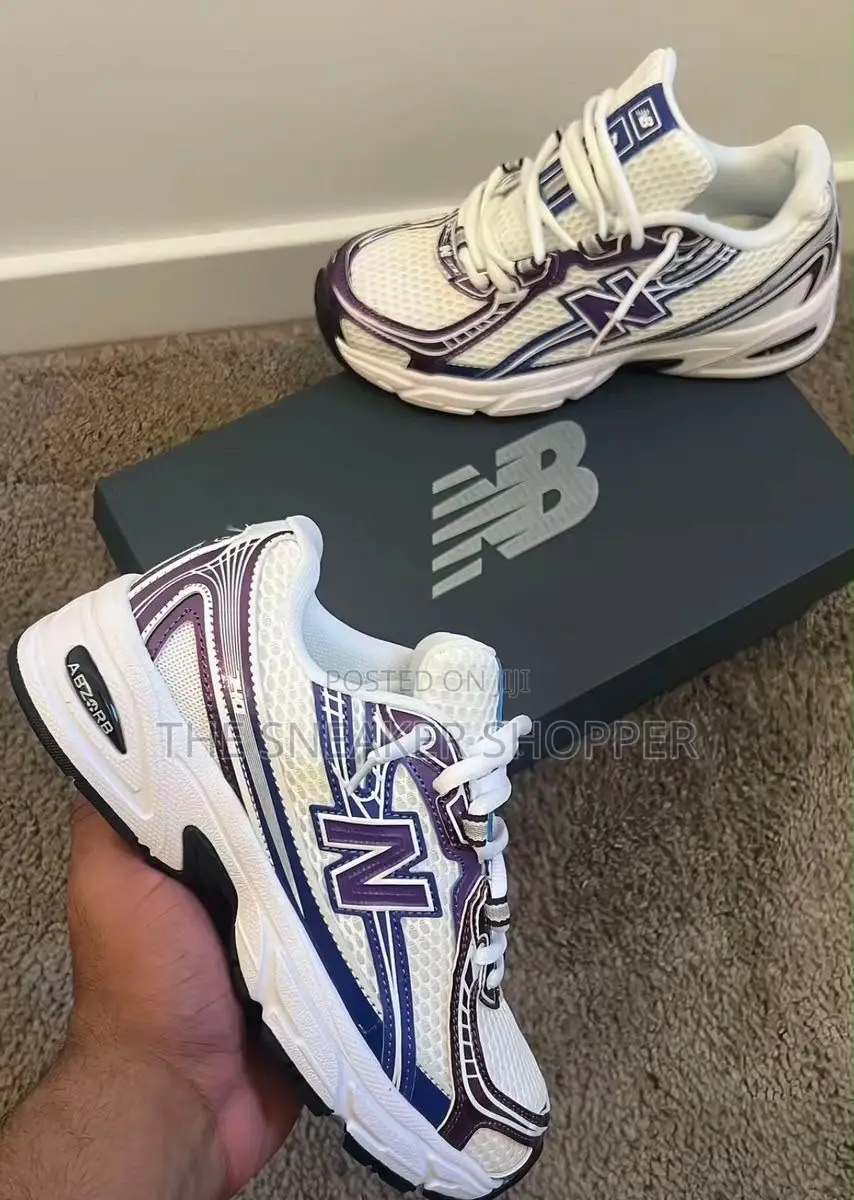 Newbalance 740R “White Purple Metallic “